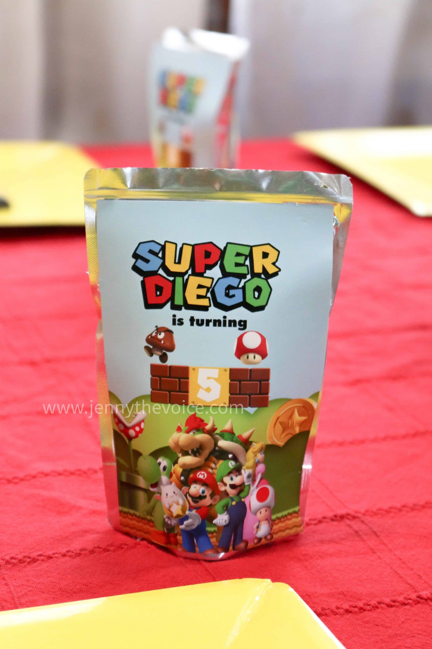 Cumpleaños-Super-Mario-decoración